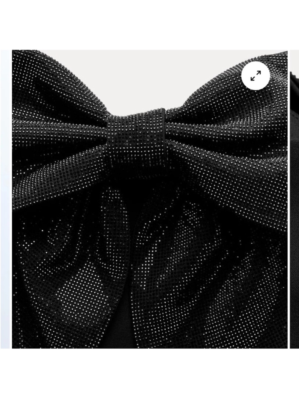 Rhinestone bow top - Picture 5 of 8